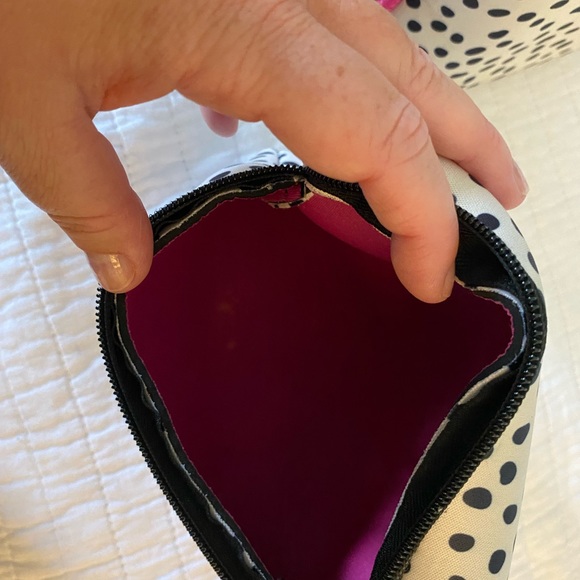 Polka Dot Neoprene Tote - elle paige- Barely used! - Picture 4 of 9